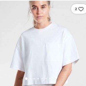 3 PACK Athleta crop athleisure tee